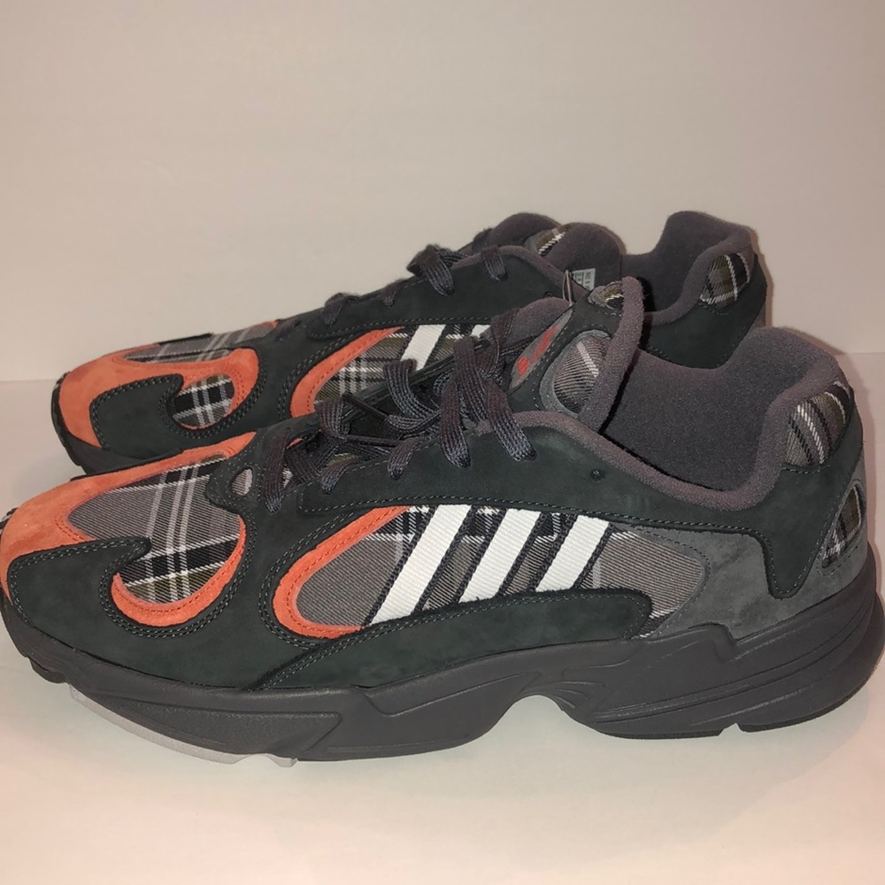 Adidas Yung-1 Plaid Running Shoes